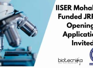 IISER Mohali DBT Funded