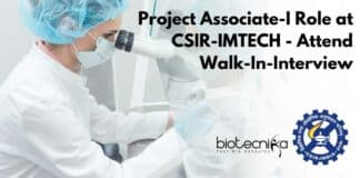 CSIR-IMTECH Vacancy Project