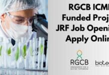 RGCB Mol Biology Job