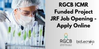 RGCB Mol Biology Job