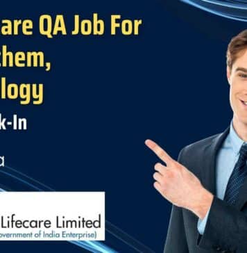 HLL Lifecare QA Job