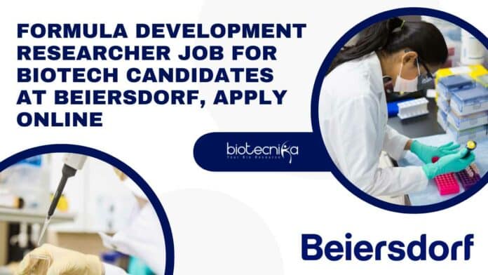 Beiersdorf Biotech Researcher Job