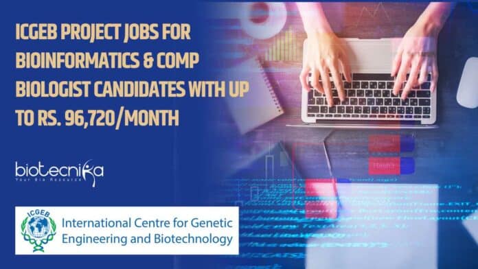 ICGEB Project Jobs Bioinformatics
