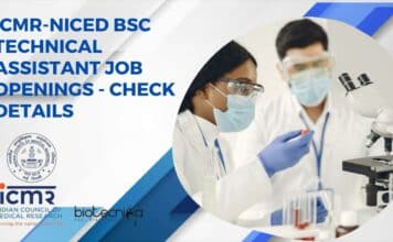 ICMR-NICED BSc Technical Assistant
