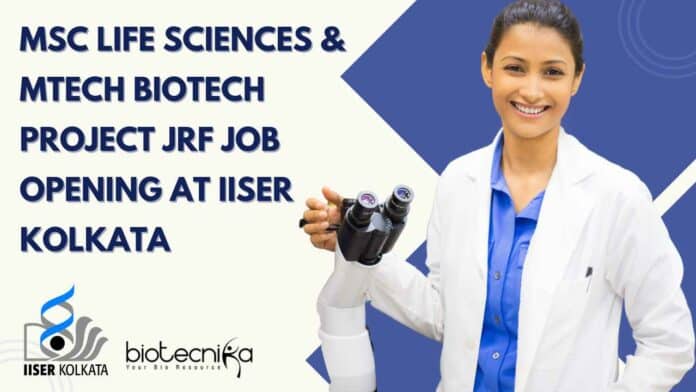 IISER Kolkata MTech Biotech