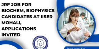 IISER Mohali MSc Biophysics