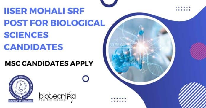 IISER Mohali Post Biological