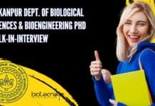 IIT Kanpur Dept. of Biological Sciences & Bioengineering PhD Walk-In-Interview IIT Kanpur PhD Walk-In-Interview