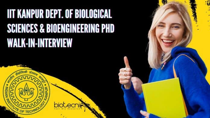 IIT Kanpur PhD Walk-In-Interview