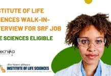 Institute of Life Sciences Walk-In-Interview For SRF Job – Life Sciences Eligible ILS Post Life Sciences