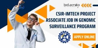 IMTECH Project Vacancy Available