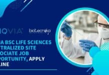 IQVIA BSc Life Sciences Centralized Site Associate Job Opportunity, Apply Online IQVIA BSc Centralized Site