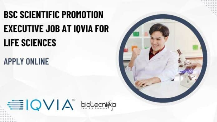 IQVIA BSc Vacancies 2023