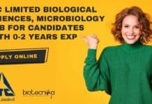 ITC Limited Biological Sciences, Microbiology Job For Candidates With 0-2 Years Exp – Apply Online ITC Limited Biological Sciences