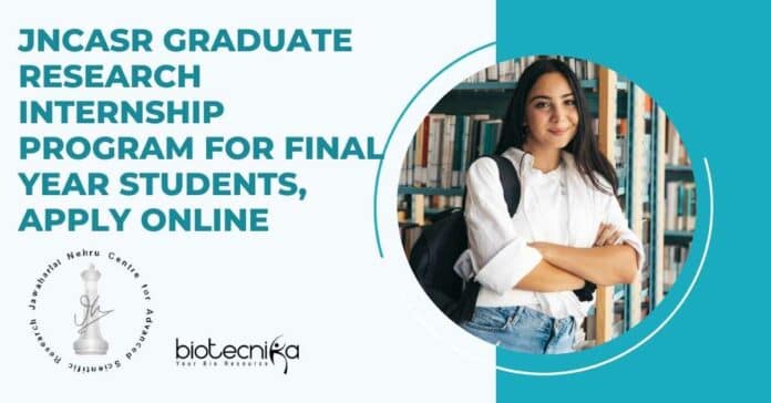 JNCASR Graduate Research 2023
