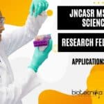 JNCASR MSc Life Sciences