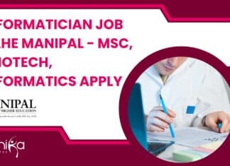 Bioinformatician Job at MAHE