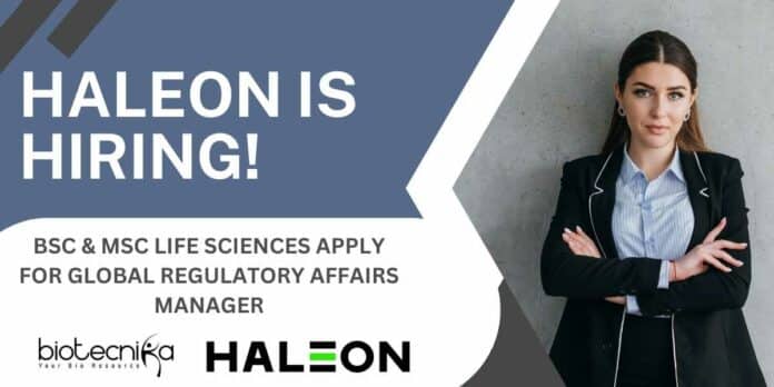 Haleon Life Sciences Job