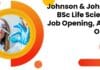 Johnson & Johnson BSc Life Sciences Job Opening, Apply Online Johnson & Johnson BSc