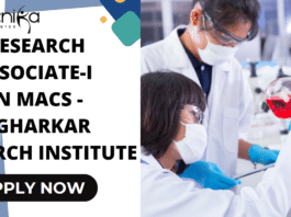 MACS-ARI Pune Research Associate Biological Sciences, Applications Invited