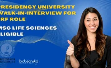 Presidency University Walk-In-Interview