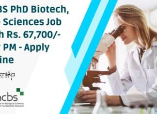 NCBS PhD Biotech