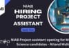 NIAB MSc Mol Bio, Biotech, Microbiology & Life Sciences Project Job – Attend Walk-In NIAB MSc Mol Bio
