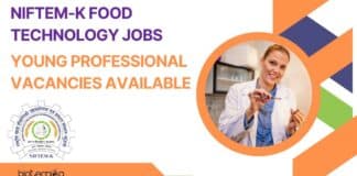 NIFTEM-K Food Technology Jobs