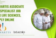 Novartis Associate QC Specialist Job For Life Sciences, Apply Online Novartis Associate QC Specialist