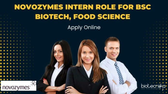Novozymes Intern BSc Biotech