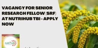 Nutrihub TBI SRF Job