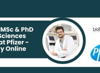 Pfizer Life Science Vacancy