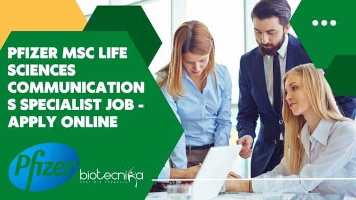 Pfizer MSc Life Sciences Communications