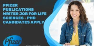 Pfizer Publications Writer Job