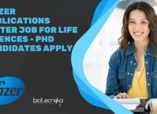 Pfizer Publications Writer Job