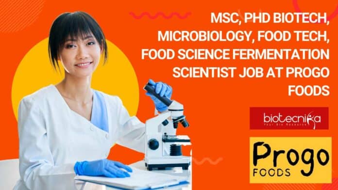 Progo Foods Jobs Fermentation