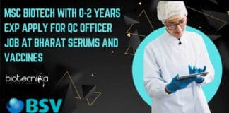 QC Officer Job BSV