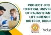 CURAJ Project Job For MSc Biotech, Biochem, Life Sciences & Microbiology CURAJ Project Job For MSc Biotech, Biochem, Life Sciences