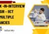 CSIR-IICT BSc, MSc, BTech Biotech, Life Sciences, Zoology, Microbiology, Bioinformatics Project Jobs, Attend Walk-In CSIR-IICT BSc, MSc, BTech Biotech, Life Sciences Jobs - Walk-In