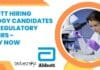 Abbott Hiring Biology Candidates For Regulatory Affairs Role – Apply Now Abbott Hiring Biology Candidates