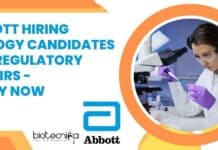 Abbott Hiring Biology Candidates