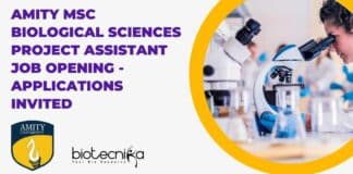 Amity MSc Biological Sciences