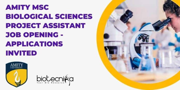 Amity MSc Biological Sciences