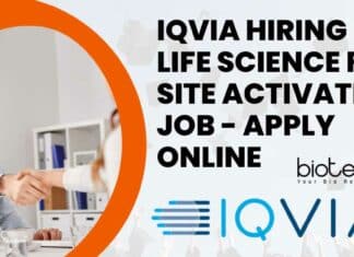 IQVIA Hiring BSc Life