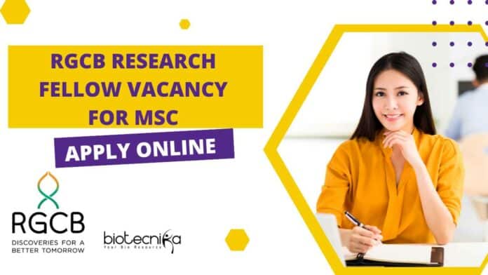 RGCB Cell Culture Vacancy