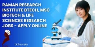 Raman Research Institute BTech
