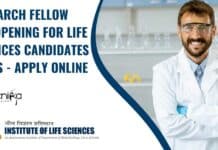 Research Fellow Job Opening For Life Sciences Candidates at ILS – Apply Online Research Fellow Job ILS