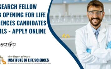 Research Fellow Job Opening For Life Sciences Candidates at ILS – Apply Online Research Fellow Job ILS