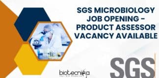 SGS Microbiology Job Opening