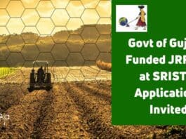 SRISTI JRF Job Opening